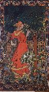 Jozsef Rippl-Ronai Woman in red France oil painting artist